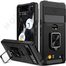 Charger l'image dans la galerie, Coque Robuste avec porte-cartes et Support Magnétique pour Google Pixel