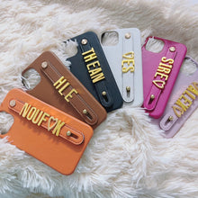 Charger l'image dans la galerie, Coque personnalisées en cuir pour iPhone