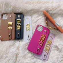 Charger l'image dans la galerie, Coque personnalisées en cuir pour iPhone