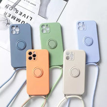 Charger l'image dans la galerie, Coque avec cordon et support de bague pour Samsung