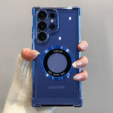 Charger l'image dans la galerie, Coque de Téléphone de Luxe pour Samsung avec Charge Sans Fil MagSafe