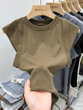 Charger l'image dans la galerie, T-Shirt à manches courtes pour femme- Débardeur d'Été Tendance 2024