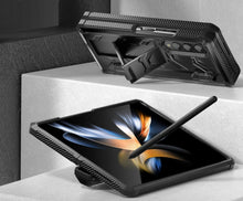 Charger l'image dans la galerie, Coque Antichoc avec Protection de Charnière et Support S-Pen pour Samsung Galaxy Z Fold 4/3 – Protecteur d'Écran Intégré