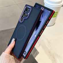 Charger l'image dans la galerie, Coque de Téléphone de Luxe pour Samsung avec Charge Sans Fil MagSafe