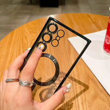 Charger l'image dans la galerie, Étui Transparent Électroplaqué Magsafe pour Samsung