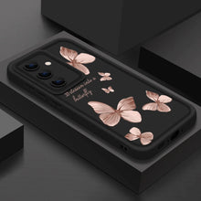 Charger l'image dans la galerie, Coque Souple en TPU avec Papillon Doré pour Samsung Galaxy