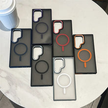 Charger l'image dans la galerie, Coque de Téléphone de Luxe pour Samsung avec Charge Sans Fil MagSafe