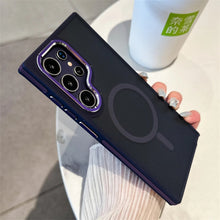 Charger l'image dans la galerie, Coque de Téléphone de Luxe pour Samsung avec Charge Sans Fil MagSafe