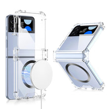 Charger l'image dans la galerie, Coque avec Charge Sans Fil MagSafe pour Samsung Galaxy Z Flip 5/4/3 – Protection Antichoc et Charnière Colorée