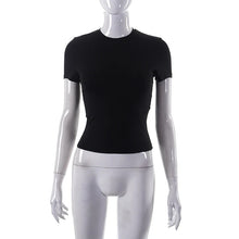 Charger l'image dans la galerie, T-Shirt à Manches Courtes pour Femme – Simple et Décontracté