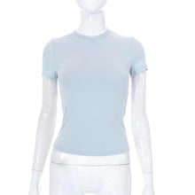 Charger l'image dans la galerie, T-Shirt à Manches Courtes pour Femme – Simple et Décontracté