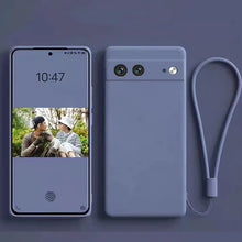 Charger l'image dans la galerie, Coque en silicone TPU + Lanière pour Google Pixel