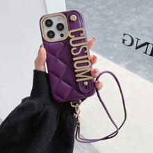 Charger l'image dans la galerie, Coque personnalisées en cuir de luxe pour iPhone
