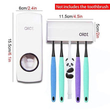 Charger l'image dans la galerie, 2-en-1: Distributeur de dentifrice et porte-brosse à dents solide et durable - Étagères de stockage & Racks