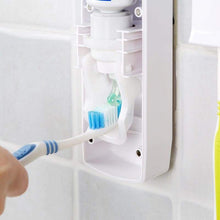 Charger l'image dans la galerie, 2-en-1: Distributeur de dentifrice et porte-brosse à dents solide et durable - Étagères de stockage & Racks