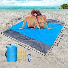 Charger l'image dans la galerie, Couverture de plage à poches étanche et portable