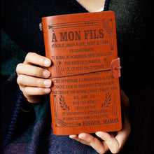 Charger l'image dans la galerie, À Mon Fils - Maman - N’oublie Jamais que je t'aime- cadeau personalisé - Journal Vintage Agenda