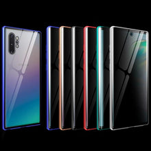 Charger l'image dans la galerie, Coque deux faces verre anti-espion à adsorption magnétique super résistante pour Samsung