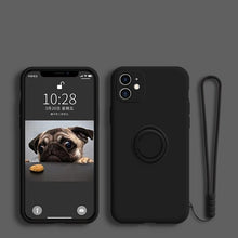 Charger l'image dans la galerie, Coque silicone mate avec support pour samsung