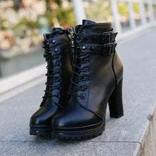 Charger l'image dans la galerie, Bottines pour femmes à talon haut