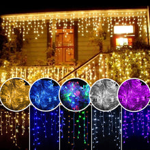 Charger l'image dans la galerie, Guirlande Lumineuse LED Type Rideau pour Noël