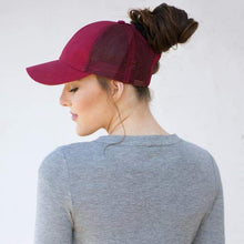 Charger l'image dans la galerie, CASQUETTE AVEC OUVERTURE POUR QUEUE DE CHEVAL - Casquettes de Baseball