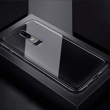 Charger l'image dans la galerie, Coque à Adsorption Magnétique Super Résistante Pour One Plus - Oneplus 6 / Noir - arriere transparent - Équipée Cas