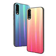 Charger l'image dans la galerie, Coque en verre trempé de luxe Arc-En-Ciel pour Huawei - Fitted Cases