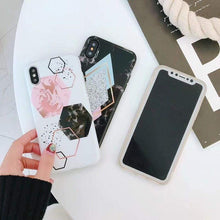 Charger l'image dans la galerie, Coque Haute Protection Avec Motif Marbre Pour iPhone - iPhone Cases
