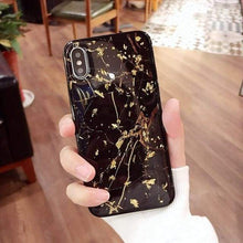 Charger l'image dans la galerie, Coque Haute Protection Avec Motif Marbre Pour iPhone - Half-wrapped Case