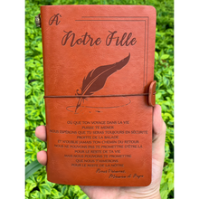 Charger l'image dans la galerie, À Notre Fille - Profite De la Balade 2 - Journal Vintage- Cadeau Personnalisé Agenda