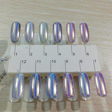 Charger l'image dans la galerie, Glitter Poudre Parfait Holographique Ongles Poussière Laser Holo Ongles Pigment Argent Décorations - Paillettes à ongles