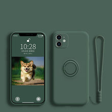 Charger l'image dans la galerie, Coque silicone mate avec support pour samsung