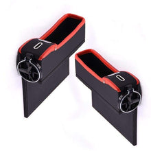 Charger l'image dans la galerie, Organisateur de siège auto avec porte monnaie & gobelet - Deux Rangements rouge - Rangement Rangement