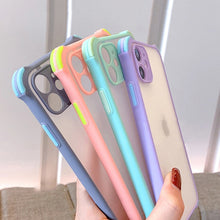 Charger l'image dans la galerie, Coque transparente mate anti-chute pour iPhone