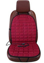Charger l'image dans la galerie, 2en1 Coussin De Siège De Voiture Chauffant 12V Housses de siège auto