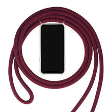 Charger l'image dans la galerie, Coque transparente rigide antichoc avec bandoulière de haute qualité pour Samsung Samsung Cases S8 Bordeau