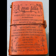 Charger l'image dans la galerie, À Ma fille Maman- N’oublie Jamais que je t'aime -Journal Vintage - Cadeau Personnalisé Agenda