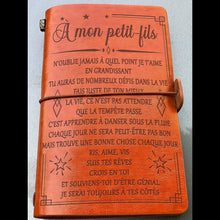 Charger l'image dans la galerie, À mon petit fils- N’oublie jamais que je t'aime - Cadeau Personnalisé - Journal vintage