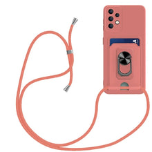 Charger l'image dans la galerie, Coque en Silicone avec porte-anneau magnétique pour Samsung
