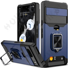 Charger l'image dans la galerie, Coque Robuste avec porte-cartes et Support Magnétique pour Google Pixel
