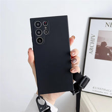 Charger l'image dans la galerie, Coque  en Silicone avec Bandoulière pour Samsung
