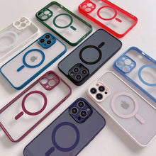 Charger l'image dans la galerie, Coque pour iPhone Transparent Compatible MagSafe
