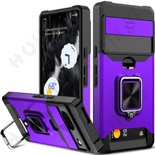 Charger l'image dans la galerie, Coque Robuste avec porte-cartes et Support Magnétique pour Google Pixel
