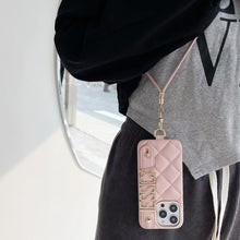Charger l'image dans la galerie, Coque personnalisées en cuir de luxe pour iPhone
