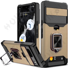 Charger l'image dans la galerie, Coque Robuste avec porte-cartes et Support Magnétique pour Google Pixel

