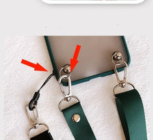 Charger l'image dans la galerie, Coque Silicone Transparente avec Collier à bandoulière  pour iPhone
