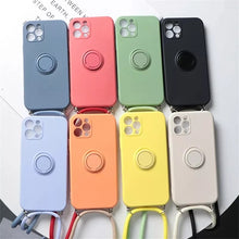Charger l'image dans la galerie, Coque avec cordon et support de bague pour Samsung
