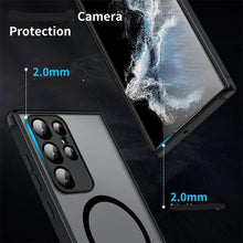 Charger l'image dans la galerie, Coque avec Dos Transparent  MagSafe pour Samsung série S24

