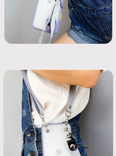 Charger l'image dans la galerie, Coque Silicone Transparente avec Collier à bandoulière  pour iPhone
